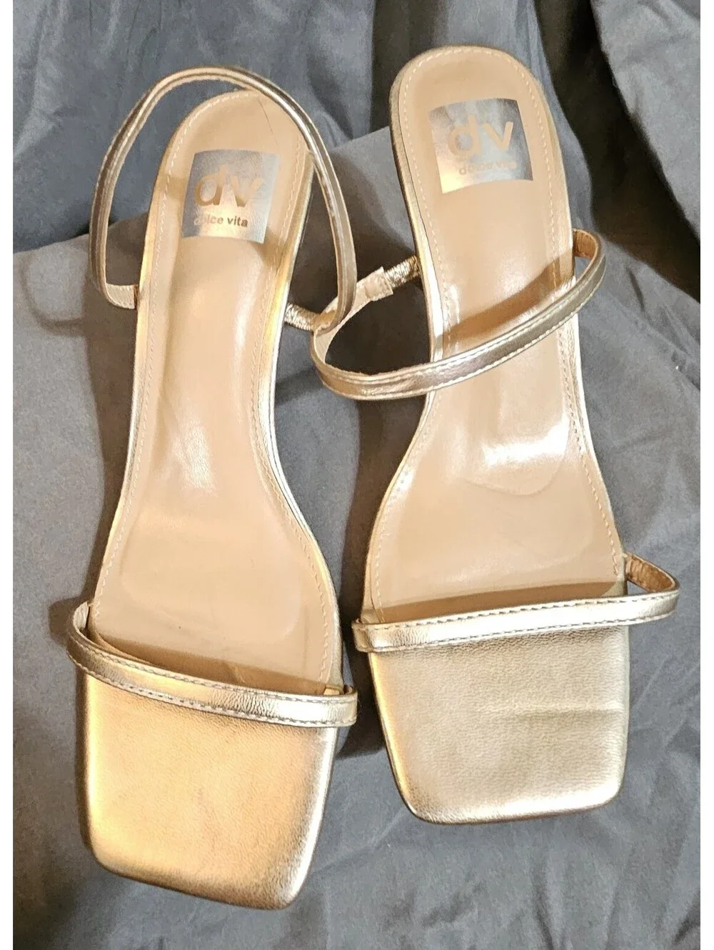 Womens DV Dolce Vita Halsty Two-Band Heels Size 8